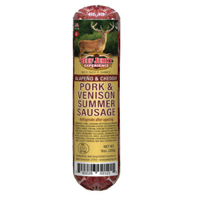 Jalapeno & Cheddar Venison Summer Sausage